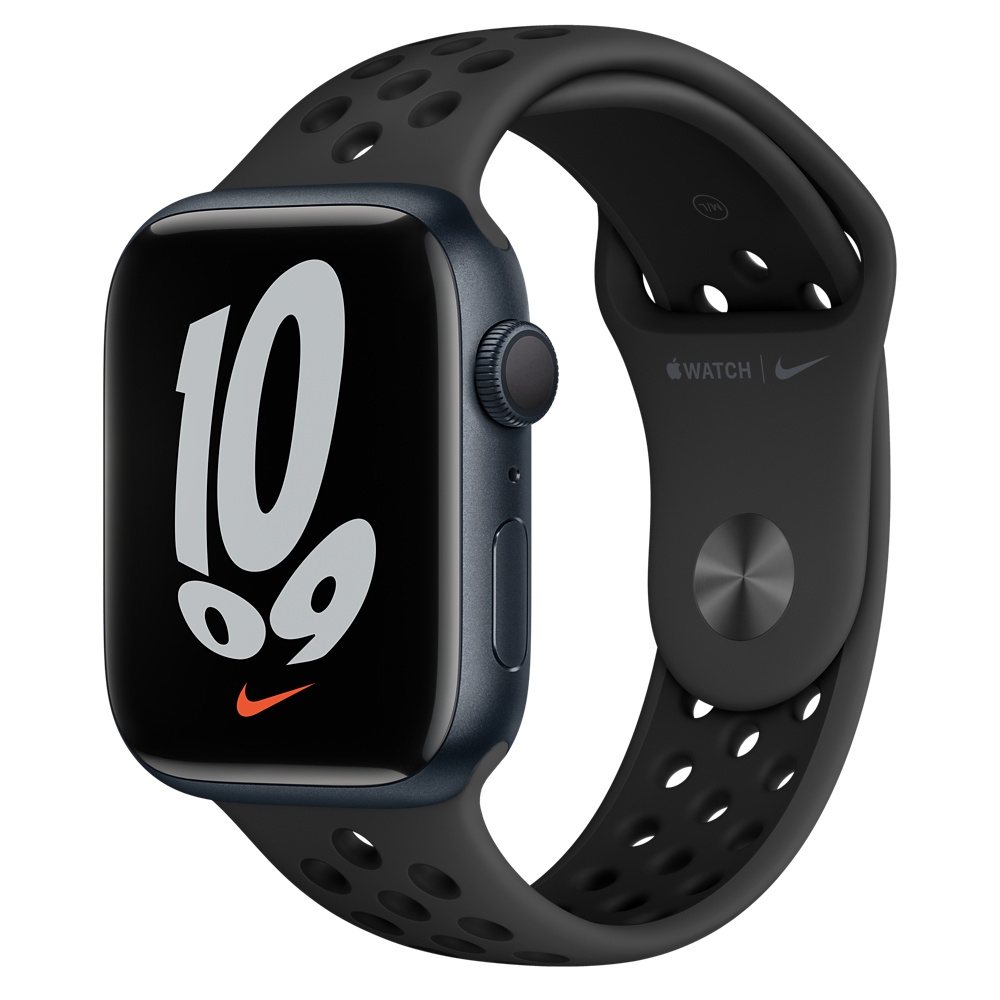 Apple Watch Nike Series 7 (GPS) 45mm 午夜色鋁金屬錶殼+Anthracite