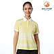 HILLTOP山頂鳥 條紋ZISOFIT POLO衫 女款 黃｜PS14XFJ2ECIW product thumbnail 1