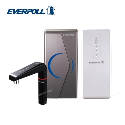 【EVERPOLL愛科濾淨】廚下型雙溫UV觸控飲水機+直出RO淨水器(EVB-298-E+RO-600)