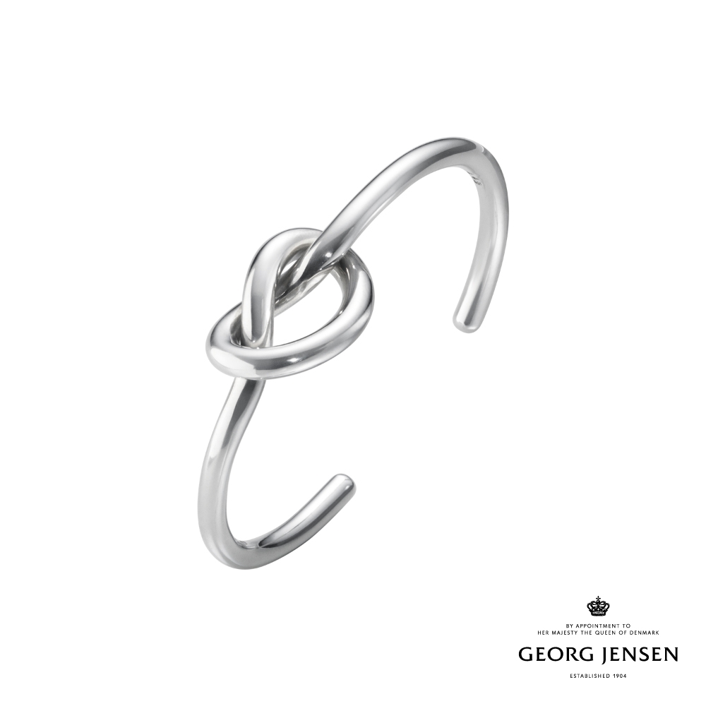 Georg Jensen 喬治傑生 LOVE KNOT 純銀手鐲