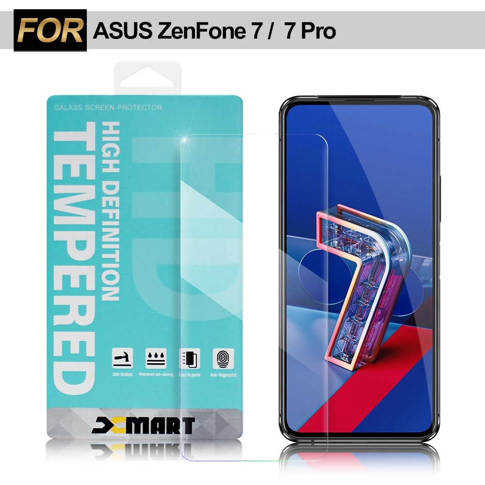 Xmart for ASUS ZenFone 7 ZS670KS / 7Pro ZS671KS 薄型9H玻璃保護貼-非滿版