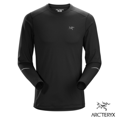 Arcteryx 始祖鳥 男 Motus 快乾長袖圓領衫 黑