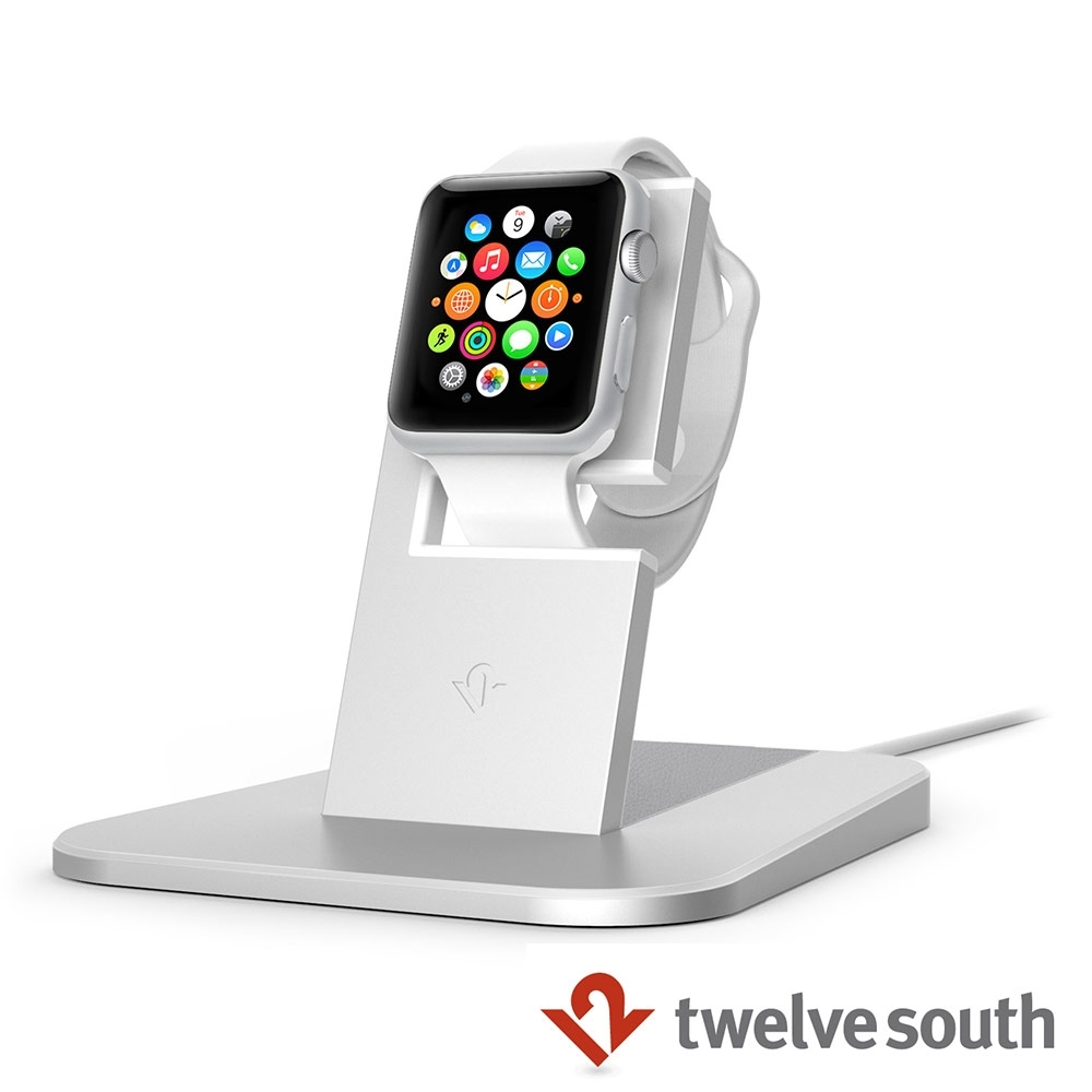 Twelve South Apple Watch 蘋果智慧手錶充電立架-銀色