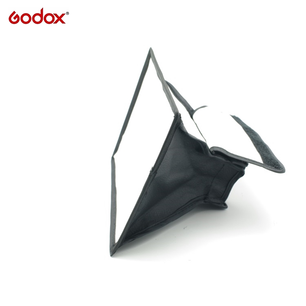 Godox神牛SB1520機頂閃光燈柔光罩(中)外閃燈柔光盒跳燈通用型柔光罩魔鬼粘束口設計