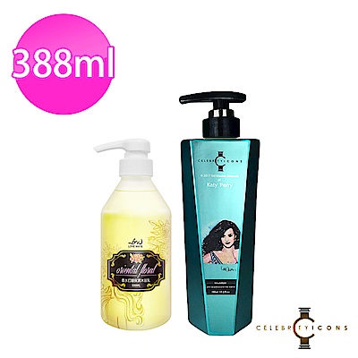 C I好萊屋凱蒂佩芮洗護388ml系列贈羅崴詩寵愛沐浴乳500ml(隨機)