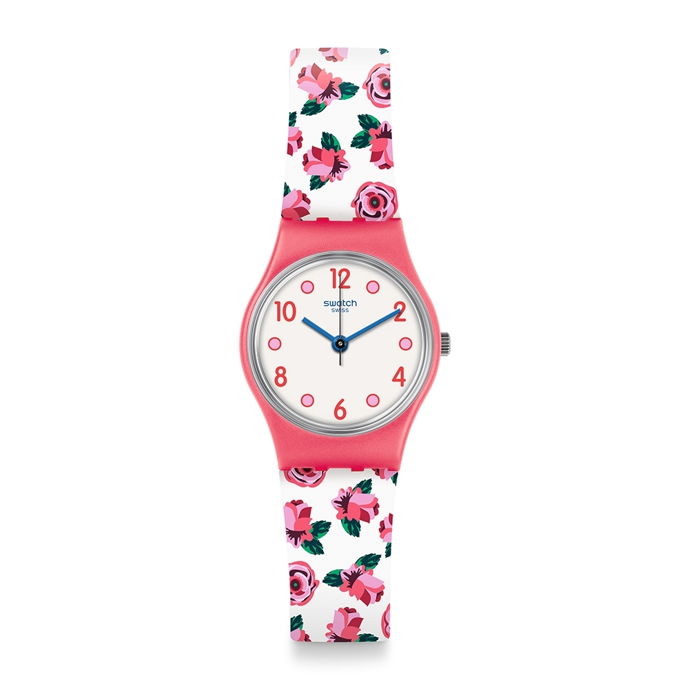 Swatch I love your folk系列手錶 SPRING CRUSH 玫瑰花園