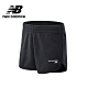 【New Balance】SPORT系列 左腳品牌字樣棉短褲_女性_黑色_WS03801BK product thumbnail 1