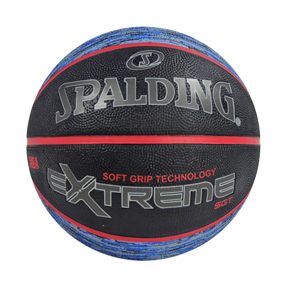 Spalding 17' SGT 深溝柔軟膠 [SPA83501] 籃球 7號 深溝 柔軟 橡膠 室外 黑紫