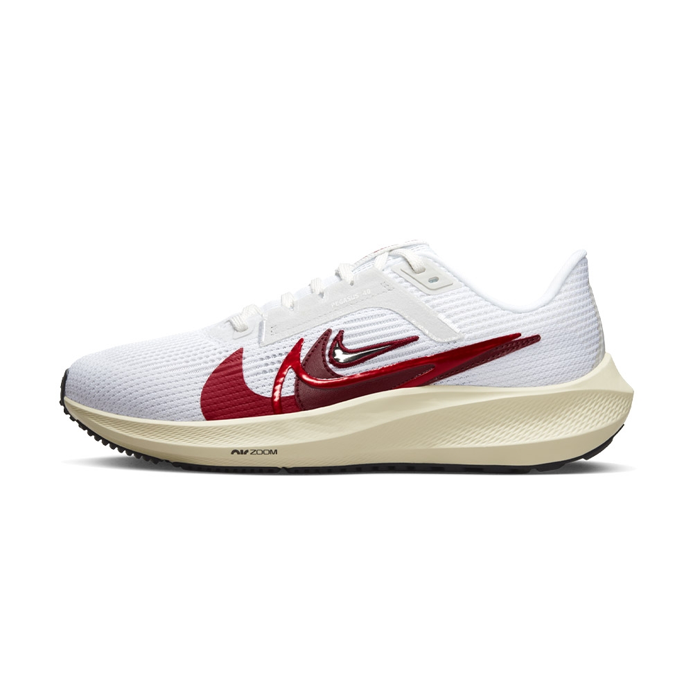 Nike Air Zoom Pegasus 40 Prm 女鞋紅白色小飛馬運動休閒慢跑鞋FB7703