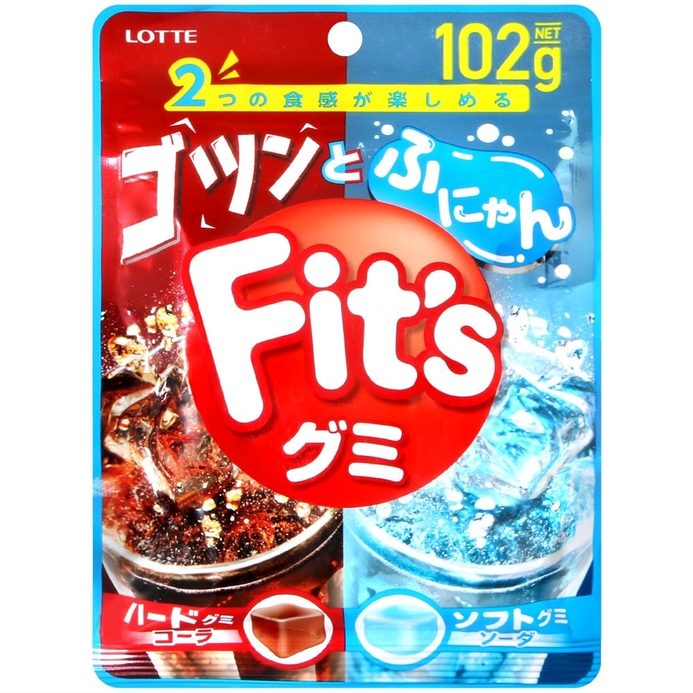 Lotte Fits氣泡飲料風味軟糖(102g)