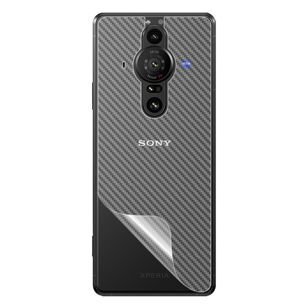 o-one大螢膜PRO SONY Xperia PRO-I 滿版手機背面保護貼-CARBON款