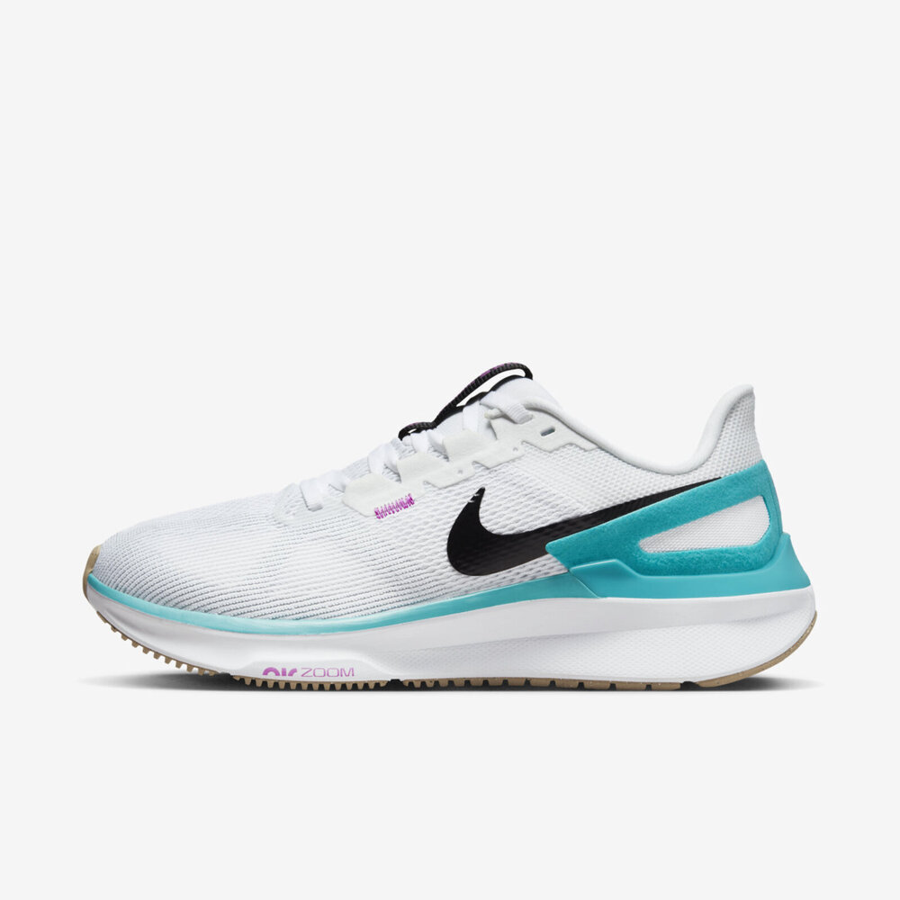 Nike W Air Zoom Structure 25 [DJ7884-103] 女 慢跑鞋 路跑 支撐 緩震 白藍綠