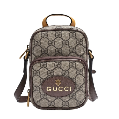 GUCCI 經典Neo Vintage系列Supreme帆布手提/斜背包(迷你)