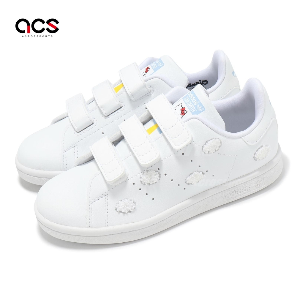 adidas x Hello Kitty Stan Smith CF C 童鞋 中童 白 史密斯 聯名 愛迪達 IF7023