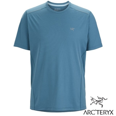 【ARCTERYX 始祖鳥】男 Motus 登山輕量透氣快乾短袖圓領上衣.T恤_X000007173 快樂雜藍