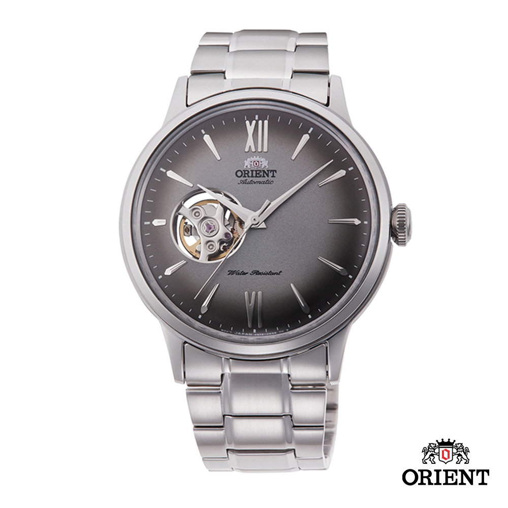 ORIENT 東方錶 SEMI-SKELETON系列 機械錶 鋼帶款 灰色 40.5mm