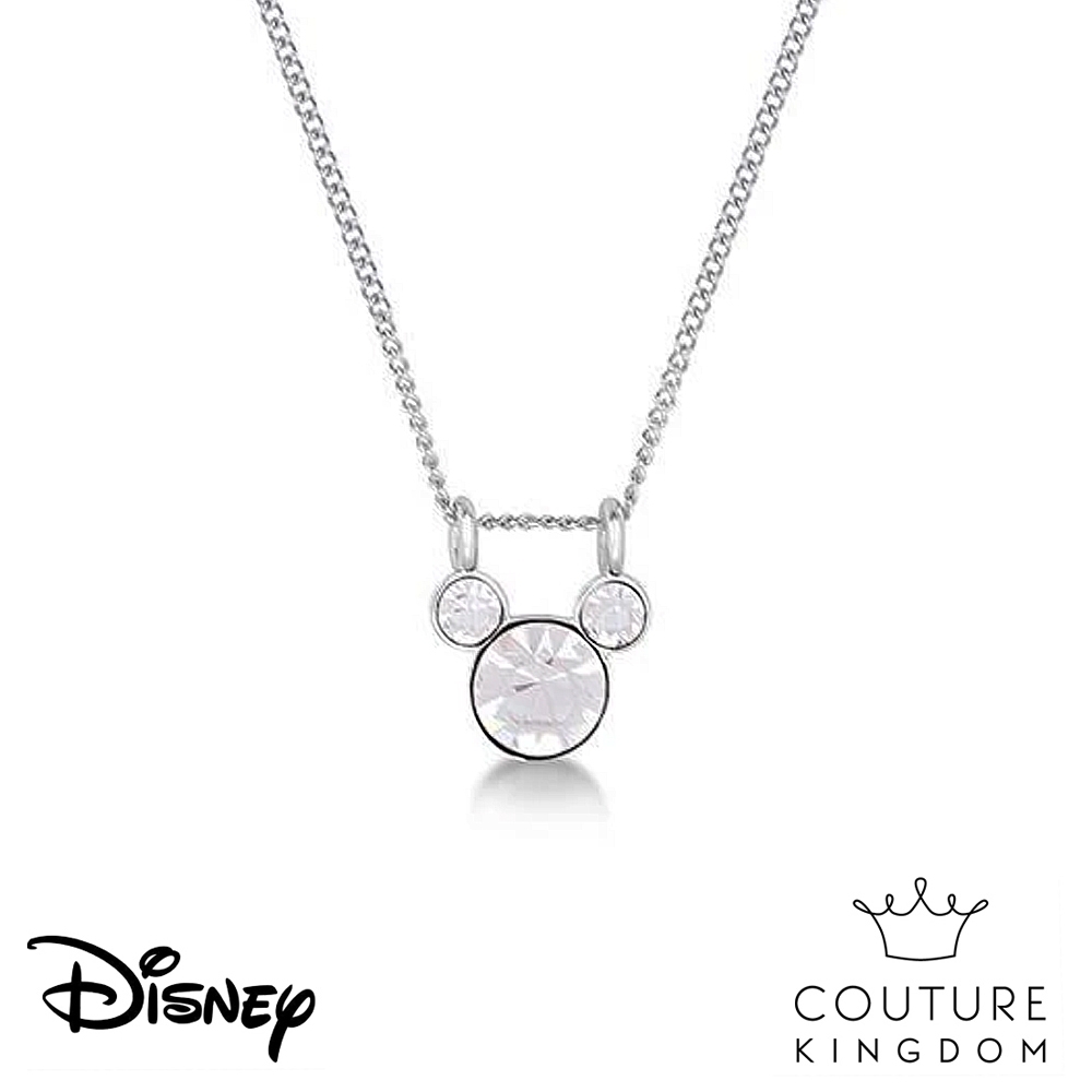 Disney Jewellery by Couture Kingdom 米奇經典水晶祈願項鍊(晶透白)