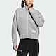 Adidas Lounge DK JKT IP0757 女 外套 夾克 亞洲版 運動 訓練 休閒 拉鍊口袋 舒適 灰 product thumbnail 1