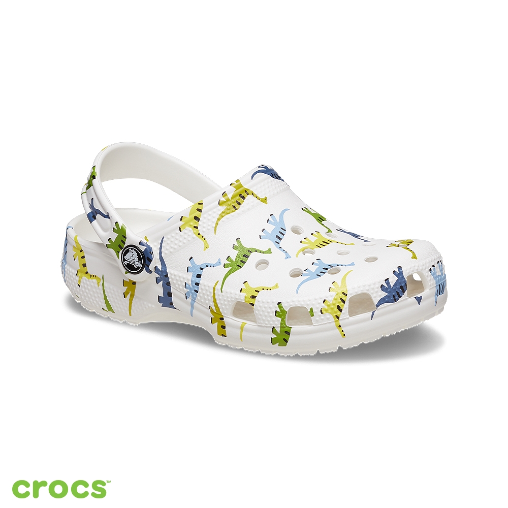 Crocs 卡駱馳 (童鞋) 恐龍印花小童經典克駱格-209697-9DH