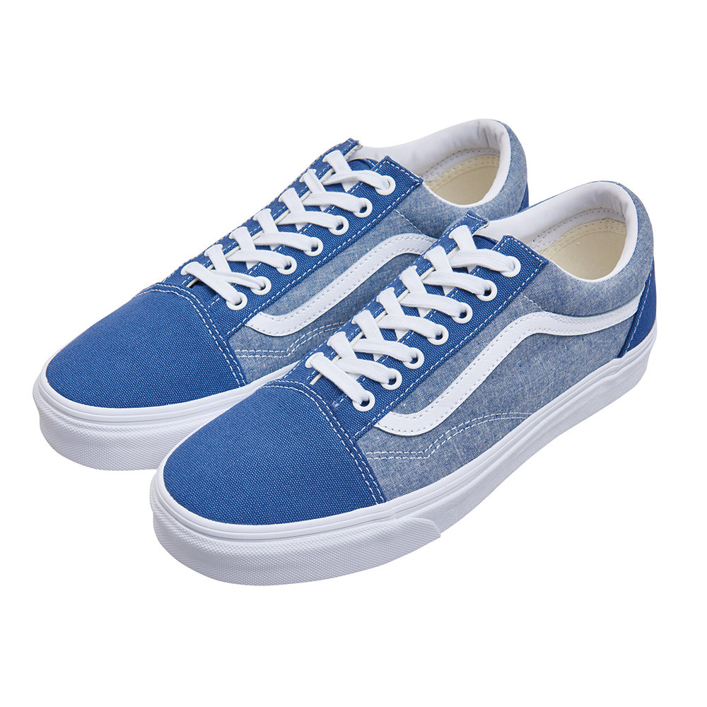 (男)VANS Old Skool 拼接休閒鞋*藍色VN0A38G1VIO