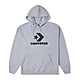 CONVERSE LARGE LOGO STAR CHEVRON HOODIE 連帽上衣 長袖上衣 男女 灰色 10024915-A03 product thumbnail 1