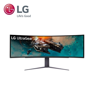 LG樂金 49型 UltraGear 32:9 極寬 Dual QHD 曲面240Hz專業玩家電競顯示器 49GR85DC-B