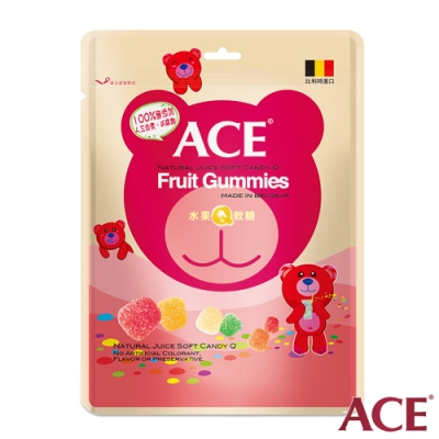 【ACE】比利時進口 水果Q軟糖 量販包(240g/袋)