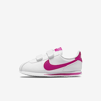 Nike Cortez Basic SL PSV [904767-109] 中童 休閒鞋 經典 阿甘鞋 魔鬼氈 白 桃紅