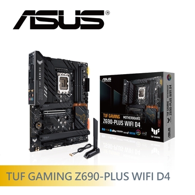 華碩TUF GAMING Z690-PLUS WIFI D4 主機板| 華碩主機板(INTEL腳