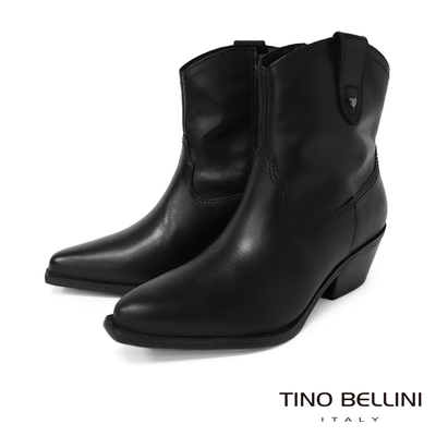 Tino Bellini 巴西進口帥氣牛仔靴FWNT038(黑色)