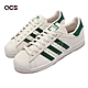 adidas 休閒鞋 Superstar 82 運動 男鞋 愛迪達 經典款 貝殼頭 皮革 穿搭 米白 綠 GW6011 product thumbnail 1