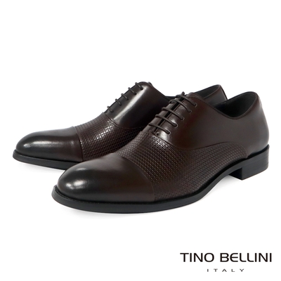 TINO BELLINI 男款 經典沉穩紋理造型牛津紳士鞋