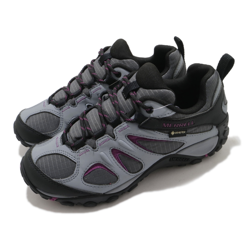 Merrell 戶外鞋 Yokota 2 Sport GTX 女鞋 登山 越野 耐磨 避震 防水 彈性 灰 黑 ML036400