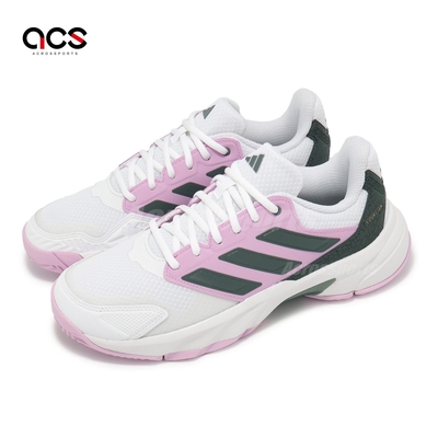 adidas 網球鞋 CourtJam Control 3 W 女鞋 粉紅 灰黑 緩震 運動鞋 ID2459