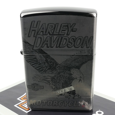 【ZIPPO】美系~Harley-Davidson-哈雷-4面連續雷射雕刻加工打火機