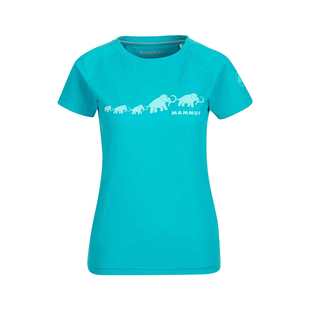 【Mammut 長毛象】QD Logo Print T-Shirt AF 輕便LOGO短T 女款 暗綠瓷PRT3 #1017-02021