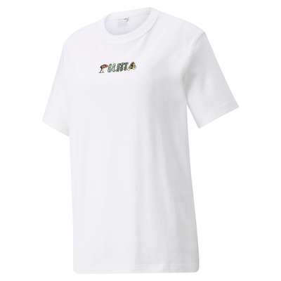 【PUMA官方旗艦】流行系列Downtown圖樣短袖T恤 女性 53357902