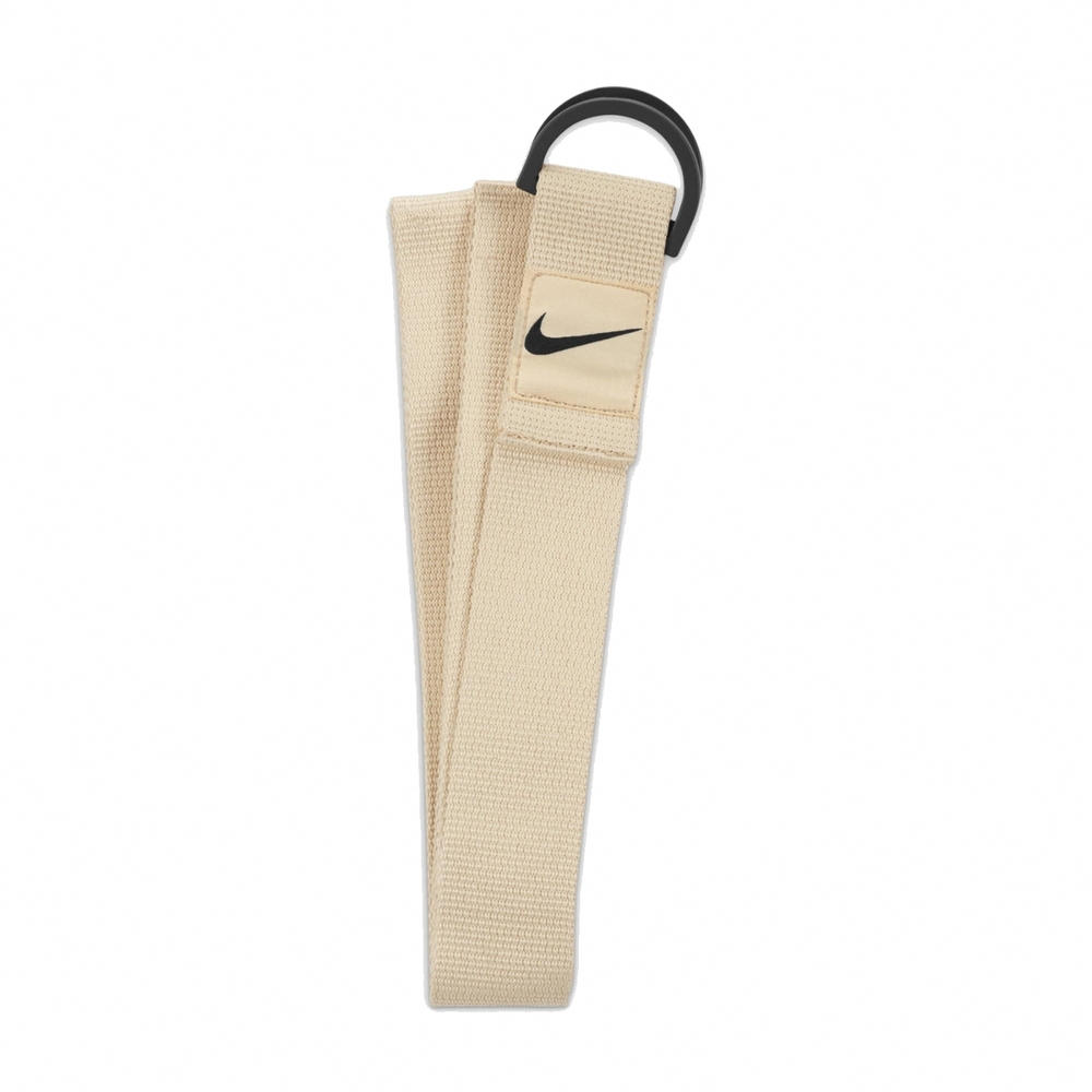 Nike 瑜珈繩 Mastery Strap YOGA 6FT 杏色 運動 健身 扣環 伸展帶 拉力帶 N100348413-6OS
