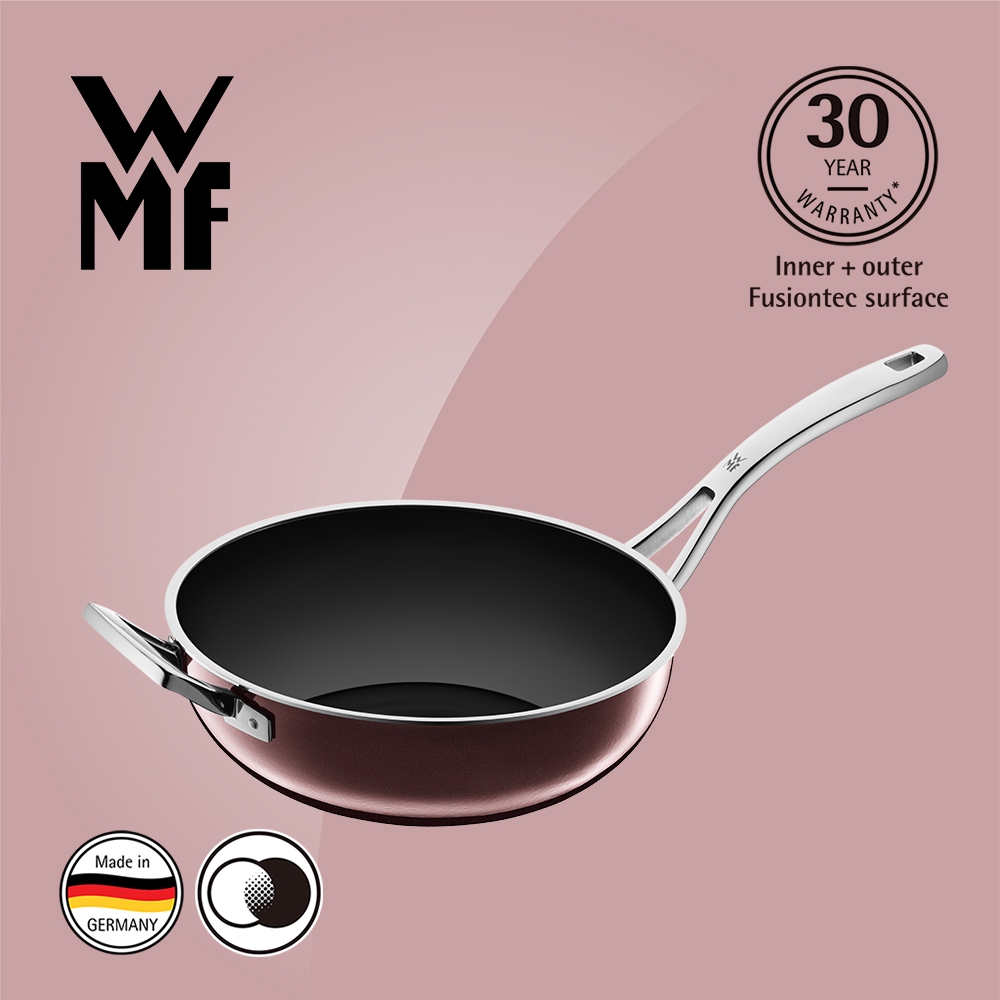 德國WMF FUSIONTEC 炒鍋28CM(赭紅色)