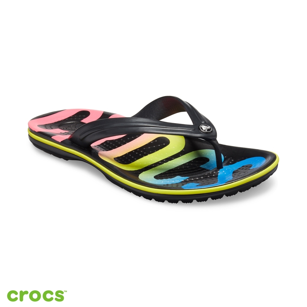 Crocs 卡駱馳 (中性鞋) 卡駱班印花人字拖 205943-0C4