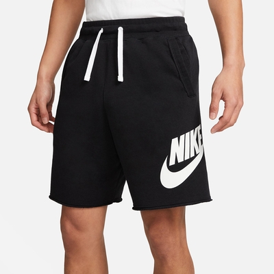 NIKE 短褲 男款 運動褲 ASMNK CLUB ALUMNI HBR FT SHORT 黑 DX0503-010