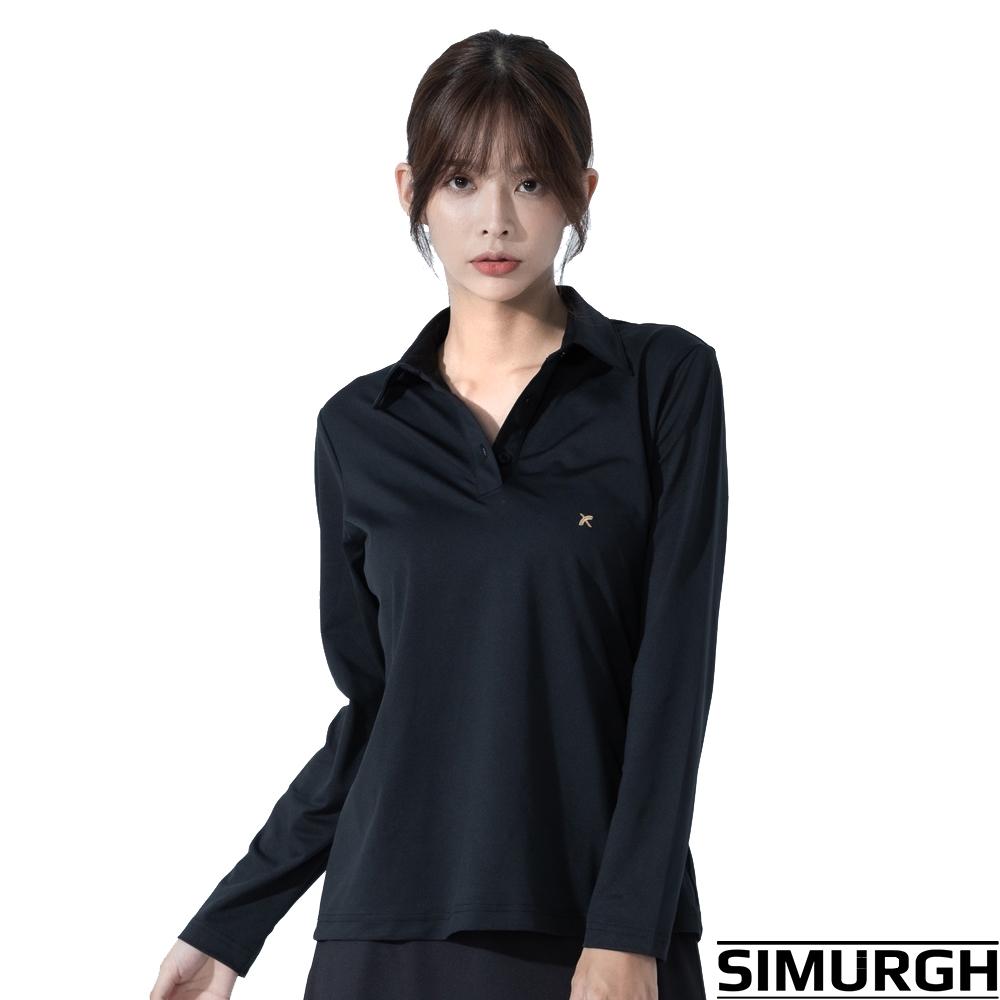 SIMURGH-女款高爾夫長袖彈性POLO衫(多色可選)