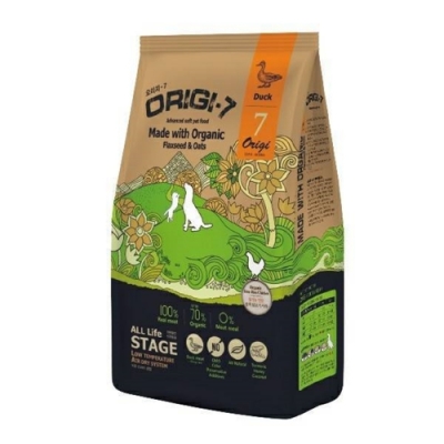 ORIGI-7 歐吉 頂級有機軟飼料 養生鴨+超級有機食物 1.2KG (BO-0021) 兩包組