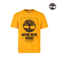 Timberland 男款起司色Nature Needs Heroes有機棉短袖