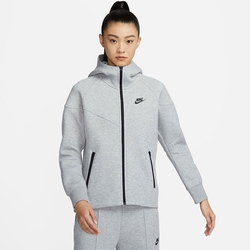 NIKE 外套 女款 運動外套 AS W NSW TCH FLC WR FZ HDY 灰 FB8339-063