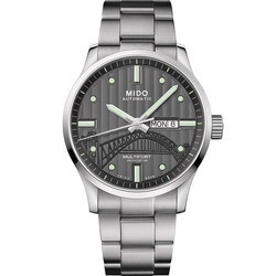 MIDO 美度 官方授權 建築20週年 限量 Multifort 先鋒系列機械錶-M0054301106181-42mm