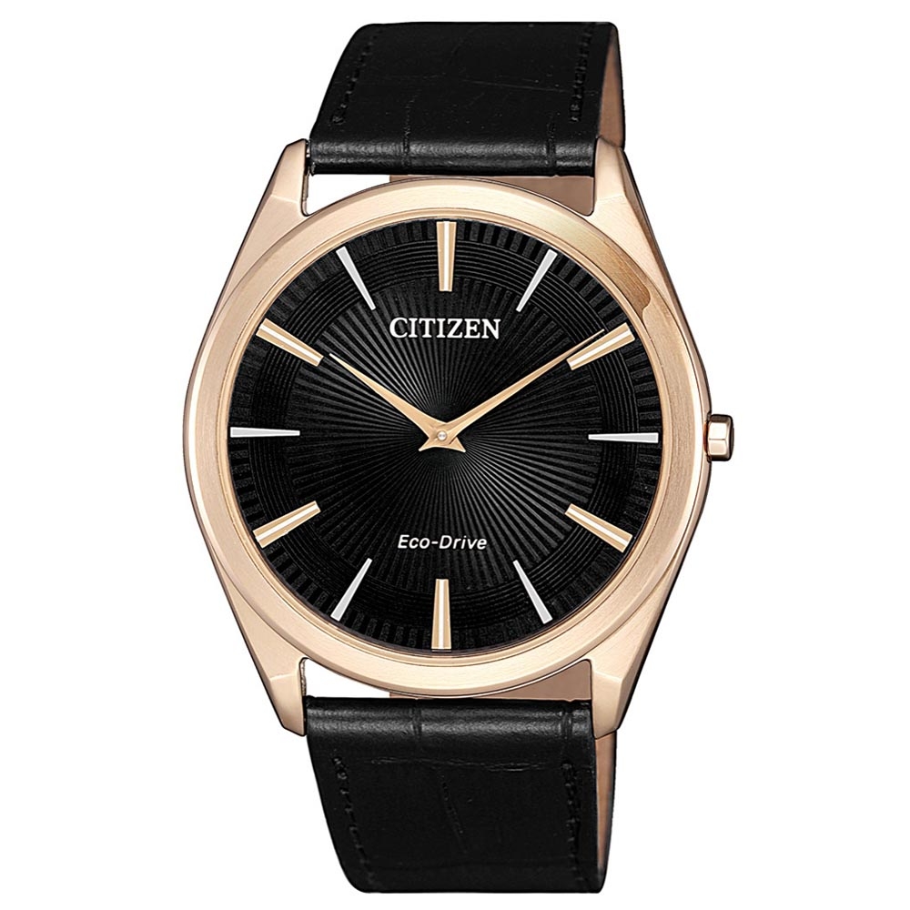 CITIZEN星辰 GENT'S系列 光動能輕薄時尚腕錶 38.4mm/AR3073-06E