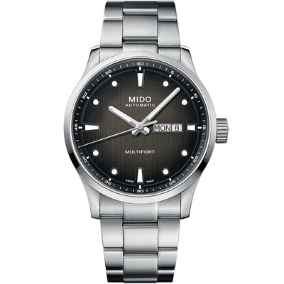 MIDO 官方授權 Multifort M先鋒系列 80小時動力機械錶M0384301105100/42mm