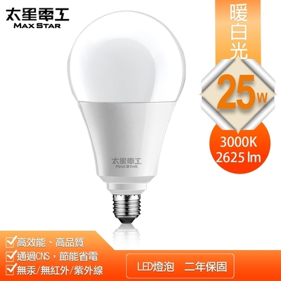 太星電工 25W超節能LED燈泡/暖白光 A825L