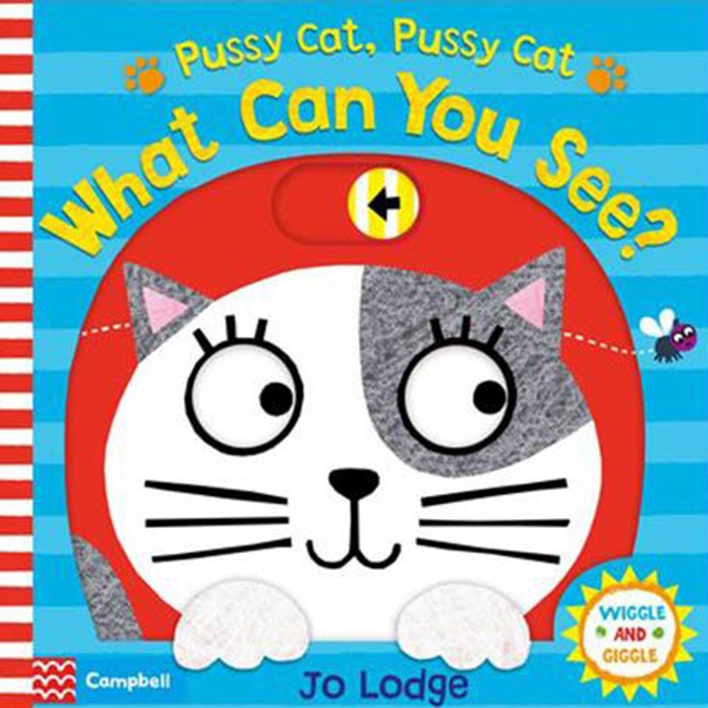 Pussy Cat, Pussy Cat, What Can You See? 小貓咪看到什麼了?推拉硬頁書 | 拾書所